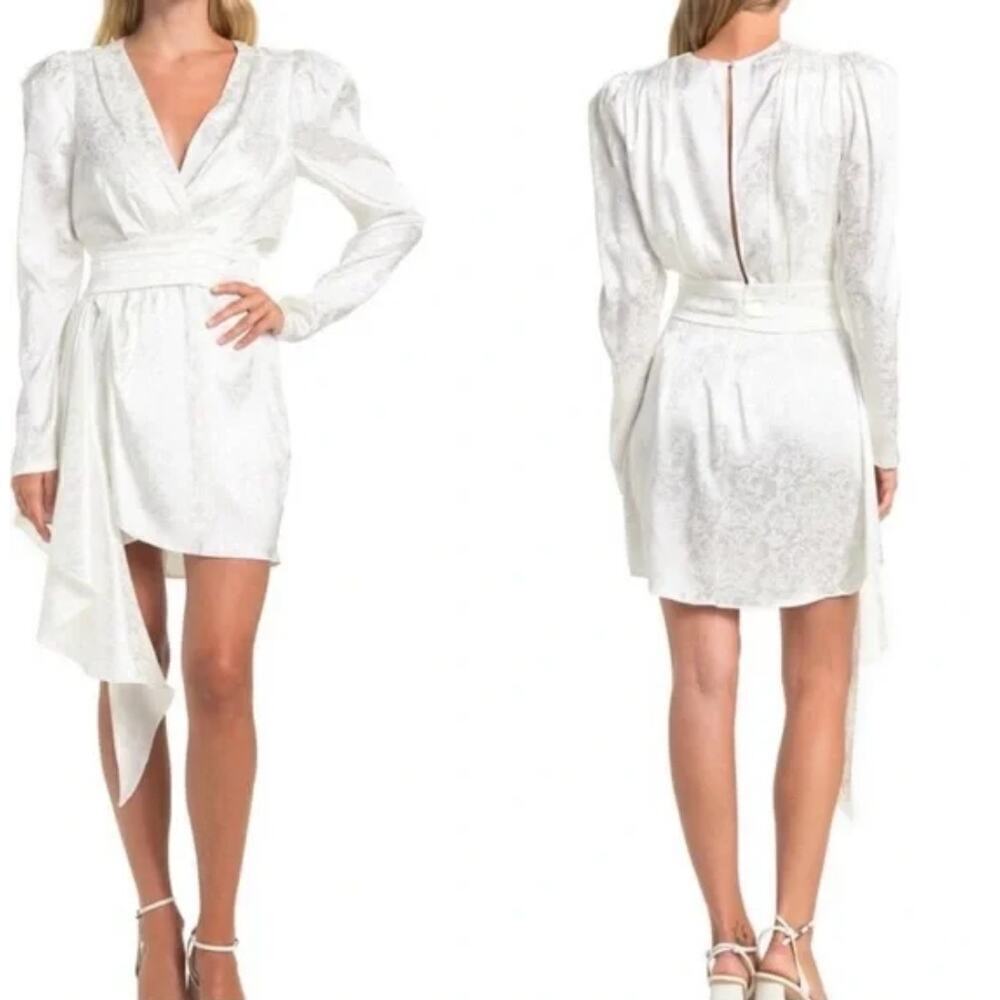 Ronny Kobo Collection Dresses‎ Ronny Kobo Lilian Satin Asymmetrical Dress LARGE
